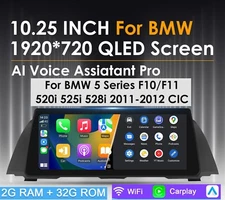 Ugode 10.25inch Android13 Screen Stereo GPS BMW 5 Series F10/F11 2010-2012 CIC