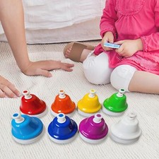 Desk Bells for Kids Colorful Children Musical Handbells Kids Play Desk Bells