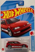 HW '90 HONDA CIVIC EF RED 2023 D-CASE J-IMPORTS SERIES 7/10