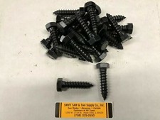 1/2" BLACK OXIDE COATED HEX HEAD LAG SCREW BOLT  PICK YOUR LENGTH  