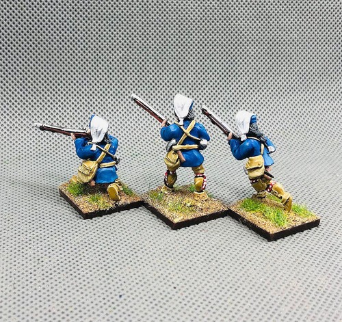 28 mm französisch-indischer Krieg bemalt 1754-1763 französische Marines FIW 31 - Bild 9 von 11
