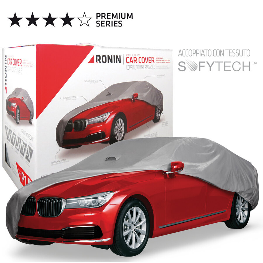 Ronin 1395088 Copriauto Interno-Esterno Premium 440cm x 178cm x 135cm Argento P3