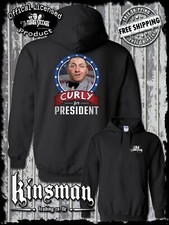 Three Stooges Curly For President 2-Sided Hoodie / Sweatshirt