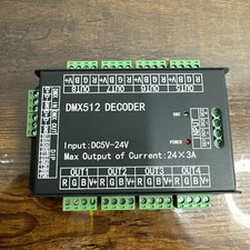 HIGH POWER LED DMX 512 OR DMX512 DECODER 24 CHANNEL