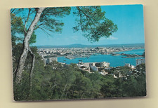 Spain Vintage International Postcard Palma de Mallorca Vista General de la Bahia