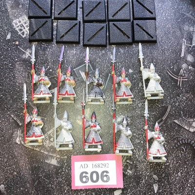 Warhammer Classic Hochelfen Spearman Vintage Kunststoff Figuren x 10