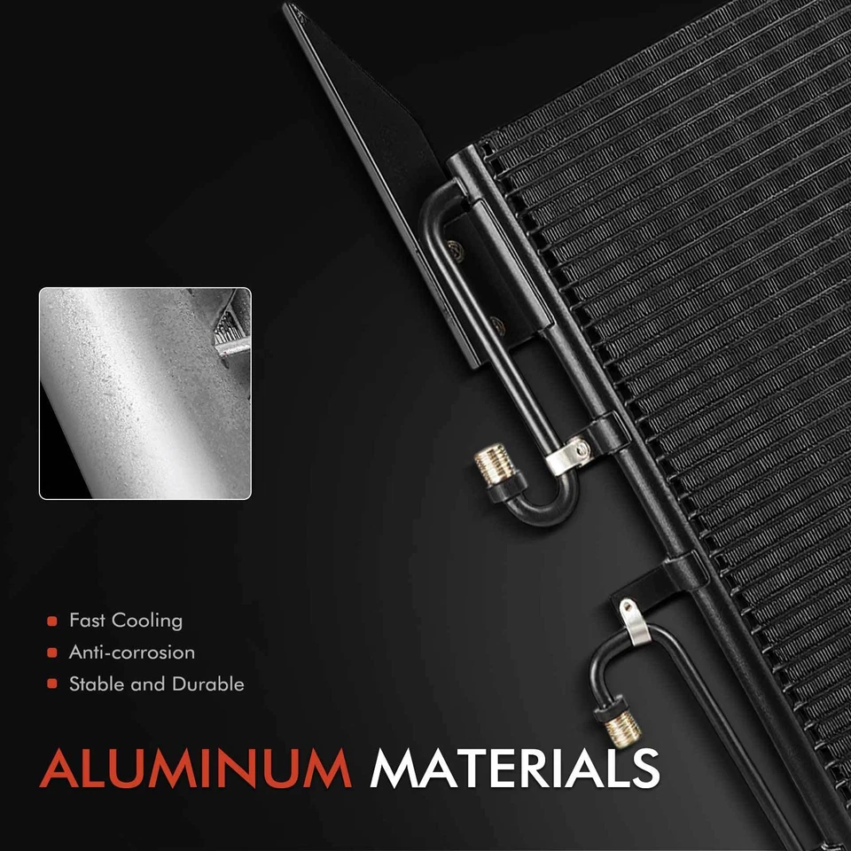 Condensador de aire acondicionado con soporte para Western Star 3700 3800 4800 4900 5800 5900 6900 Foto 2 de 4