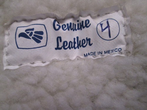 GIRLS GENUINE LEATHER VEST SHEARLING LINED COWGIRL WEAR FANCY SIZE 4 (TODDLER) - Foto 4 di 4