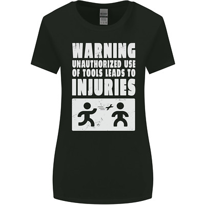 Warning Tools Bauarbeiter Klempner Elektriker Damen breiter Schnitt T-Shirt