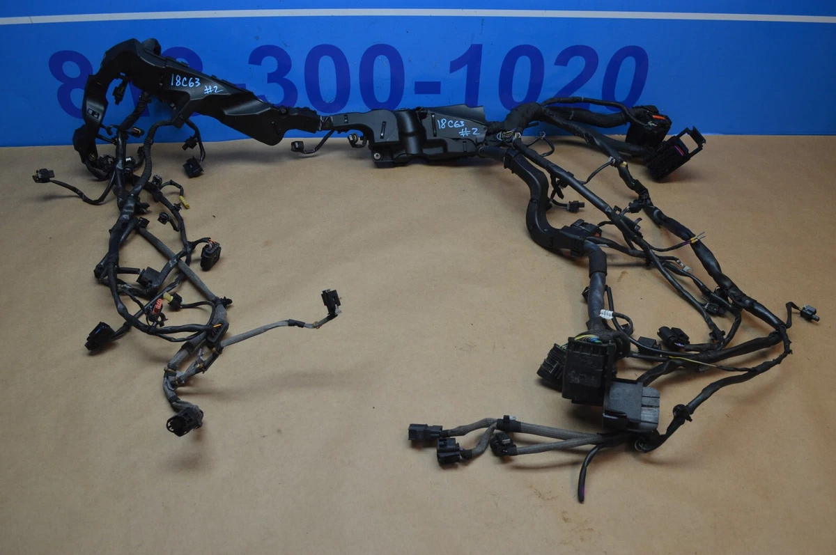 2018 W205 MERCEDES C63 AMG M177 4.0L V8 ENGINE WIRING WIRE HARNESS 