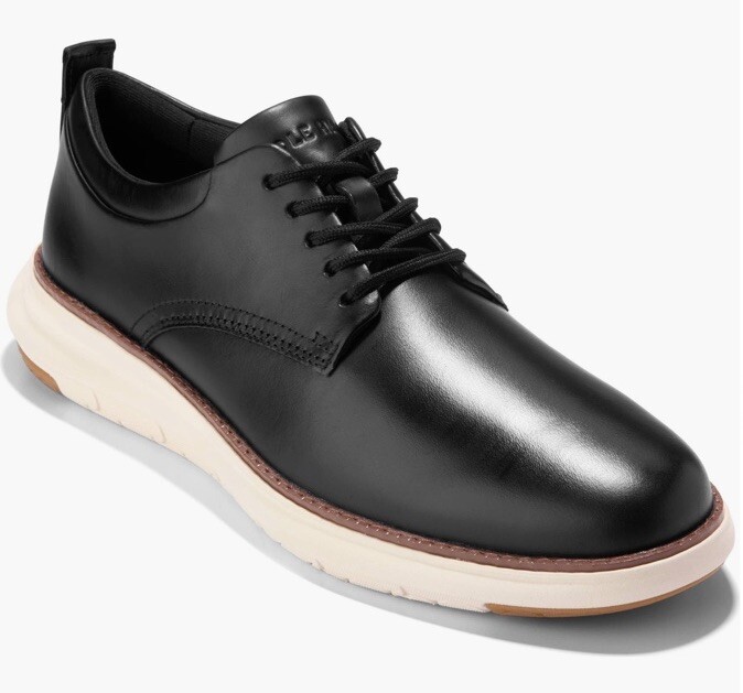 Men's SNEAKERS Cole Haan Grand Remix -BLACK SMOOTH LEATHER / IVORY