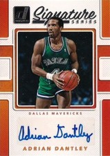 ADRIAN DANTLEY 2017-18 Donruss Signature Series Autograph HOF Utah Jazz