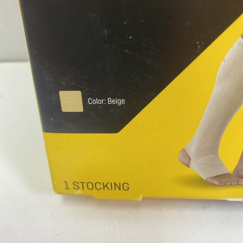 2 Futuro Open Toe/Heel Knee Length Medical Compression Stocking Unisex Beige. M - Picture 6 of 8
