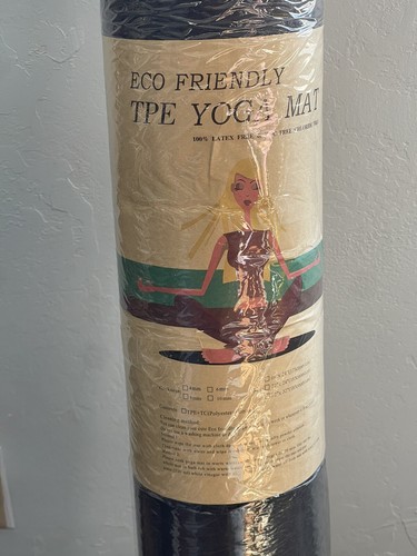 Yoga Mat Non Slip TPE ,Exercise Mat Eco Friendly Workout Mat, 48.5” X 72” +Strap - Picture 2 of 4