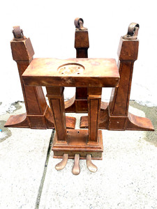 STEINWAY VINTAGE GRAND PIANO 3 WINDOW PANE LEGS PEDAL LYRE WALNUT FINISH M O L