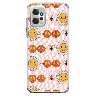 Mundaze Case for Motorola Moto G Power 5G 2023 Retro Groovy Flowers