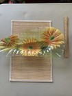 Sydenstricker Fused glass dragon fly and yellow flower ruffle bowl/platter — photo 5