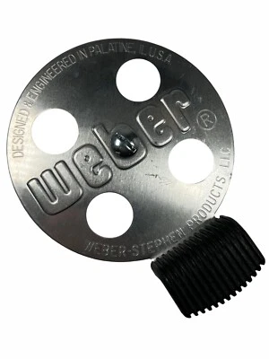 Weber Grill Vent Damper Kit w/Cool Touch Handle Part Charcoal BBQ 63070