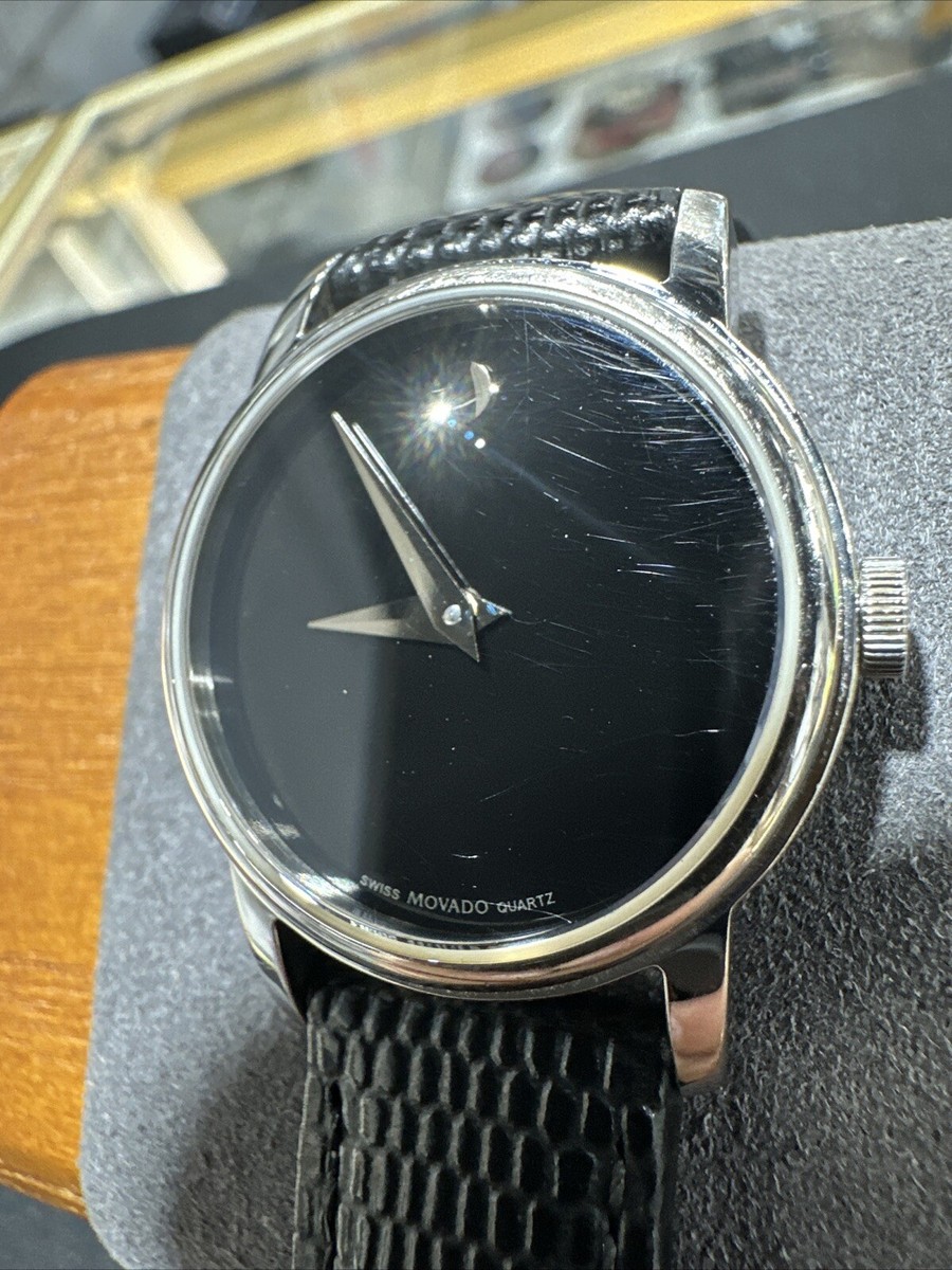 maruさま1009 Movado Women's Museum Black Dial 01.3.14.6001 Watch 27mm for