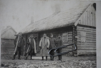 c#928 Photo Postcard: Quartier in Ostrow 1915