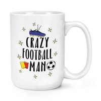 VerrüCkte FußBall Mann 426Ml Groß Becher Tasse - Lustig FußBall Sport Groß