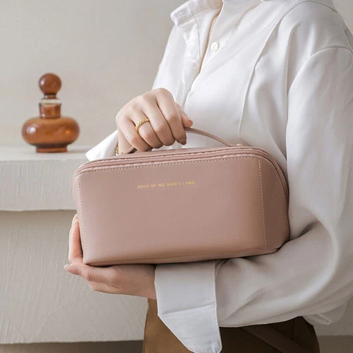 Große Kapazität Reise Kosmetiktasche tragbare Mädchen Make-up Tasche Kosmetiktasche - Bild 7 von 18