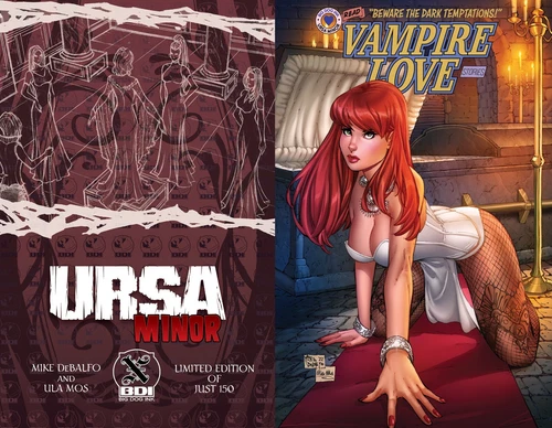 BIG DOG INK URSA MINOR VOL 3 #6 VAMPIRE LOVE STORIES MIKE DEBALFO VARIANT