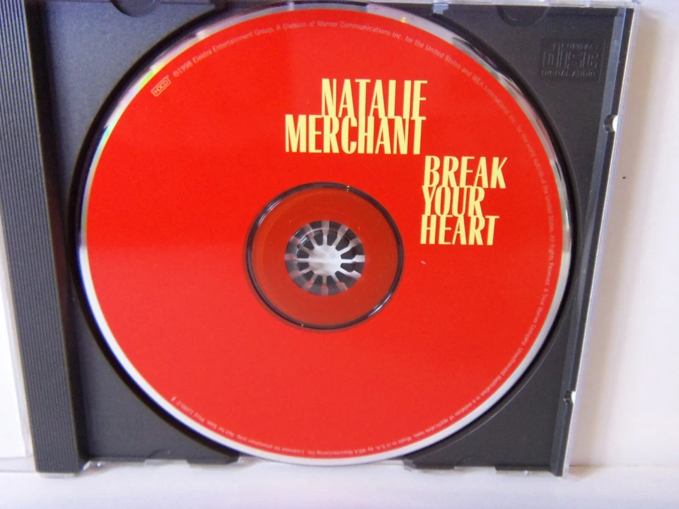 PROMO CD SINGLE - NATALIE MERCHANT "BREAK YOUR HEART" RADIO EDIT 1998 - Image 2 of 3
