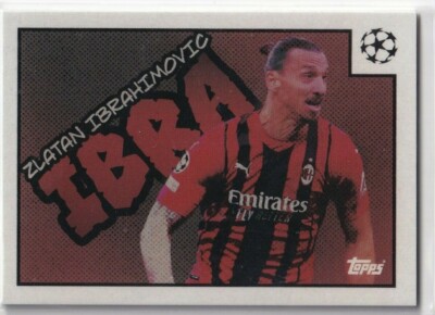 Topps Merlin Heritage 97 2022 Karte Fußball No. 118 Zlatan Ibrahimovic