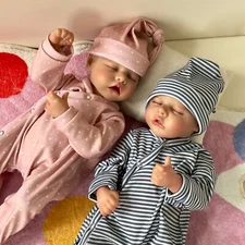 Reborn Baby Dolls Girls 18in Twins Realistic Baby Doll Newborn Real Baby Dolls