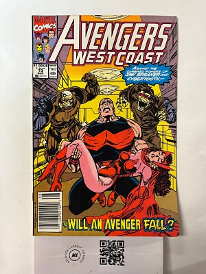 Avengers West Coast #73 VF-NM Marvel Comic Book 8 TJ51