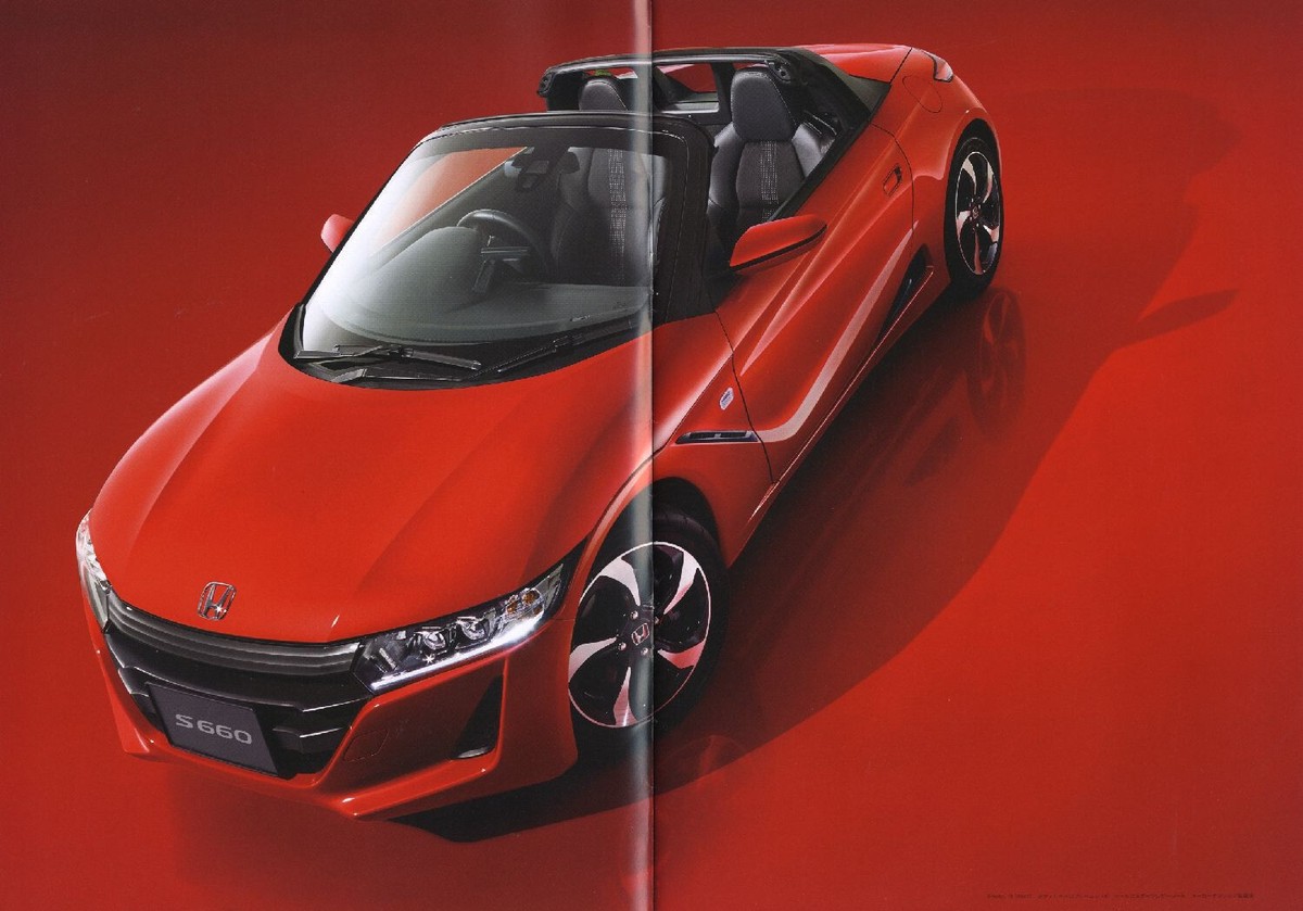 Catalog] 2015 Honda S660 Japanese brochure DBA-JW5 S07A kei