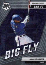 2022 Panini Mosaic - Big Fly Marcus Semien #BF-5 Texas Rangers MLB Baseball