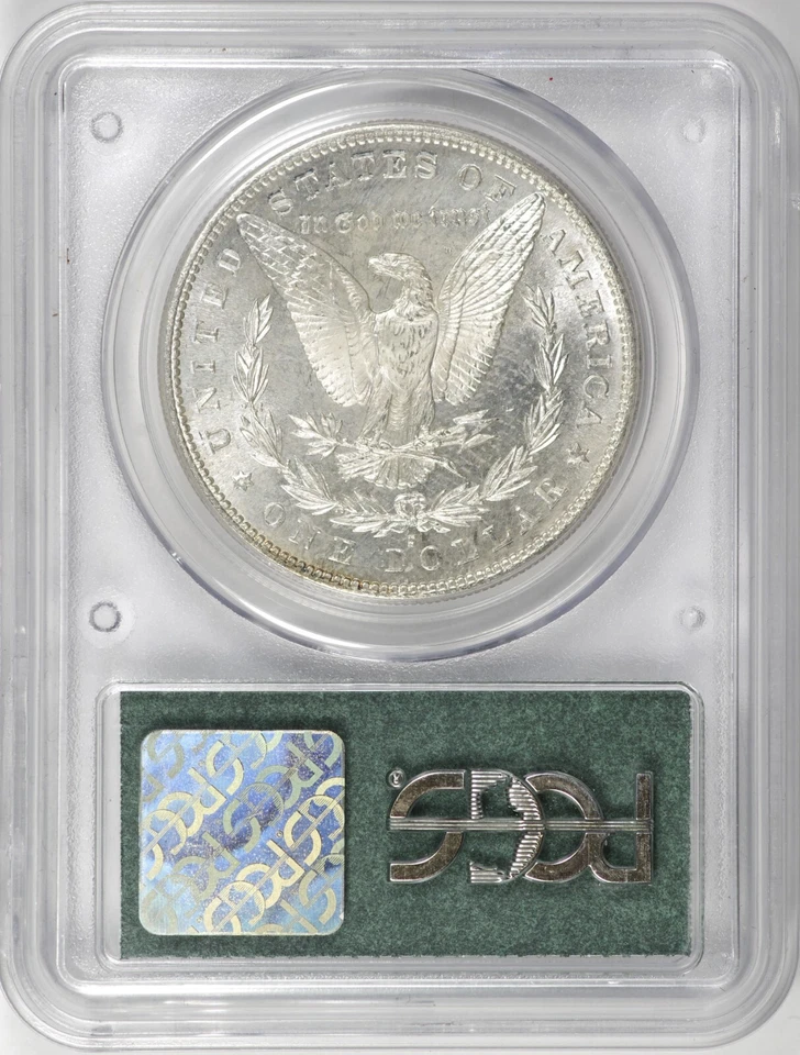 1881-S Morgan Dollar $1 PCGS MS66 CAC - Scarce Gen 2.1a Old Holder OGH - Image 2 of 4