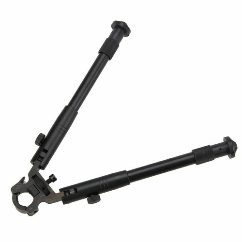 Abrazadera montaje en cañón bípode ajustable 8-10" descanso de retorno de resorte apto para pistola de rifle - Imagen 5 de 12