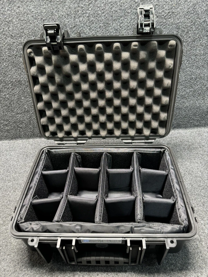 B&W 16.5" x 13" x 7" Weatherproof Outdoor Carrying Case Black Type 4000 RPD - Image 3 of 4