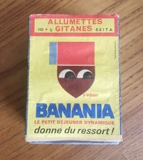 BANANIA Old Gypsy Matchbox S.E.I.T.A (1)