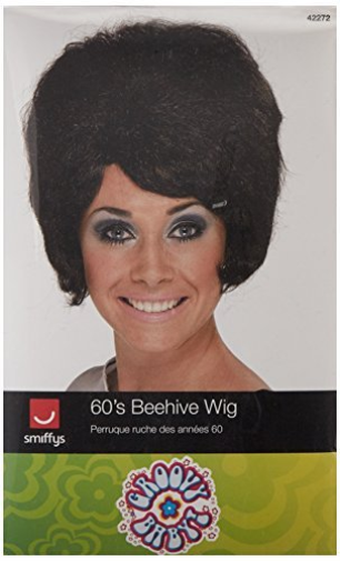 black 60s wig