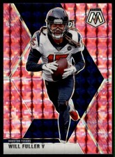 2020 Panini Mosaic Pink Camo Prizm Will Fuller V Houston Texans #89 Parallel