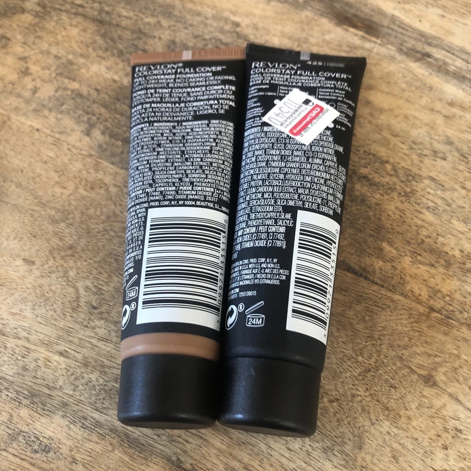 (2) Revlon ColorStay Full Cover Foundation Matte 425 Caramel 1 oz Each - Image 4 of 4