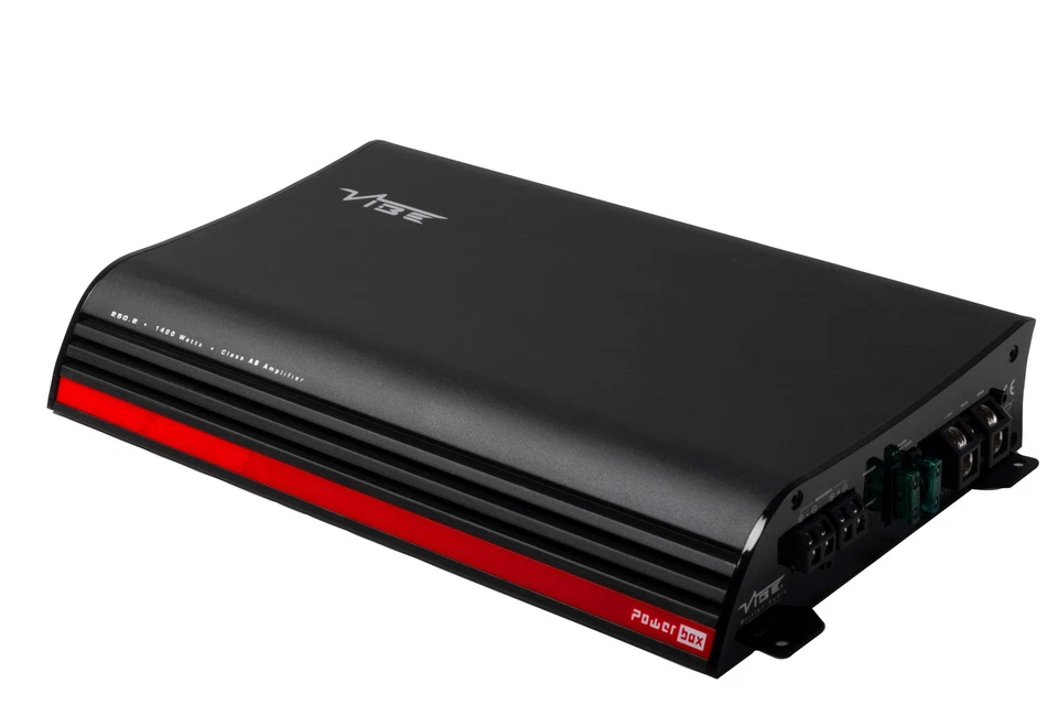 Vibe POWERBOX250.2 Power Amplifier 2 Channel Active Crossover 1400W Max Class AB - Image 3 of 4