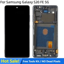 For Samsung Galaxy S20 FE 5G G781 LCD Screen Replacement Display Assembly Frame