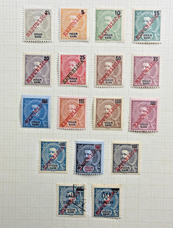Inhambane Briefmarken Sammlung GUT Inhambane stamp collection GOOD