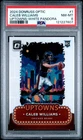 2024 PANINI DONRUSS OPTIC UPTOWNS WHITE PANDORA #1 CALEB WILLIAMS 1/25 PSA 8