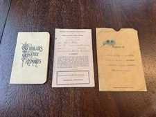 1907 and 1946 BELLWOOD-ANTIS pa School Report Card 