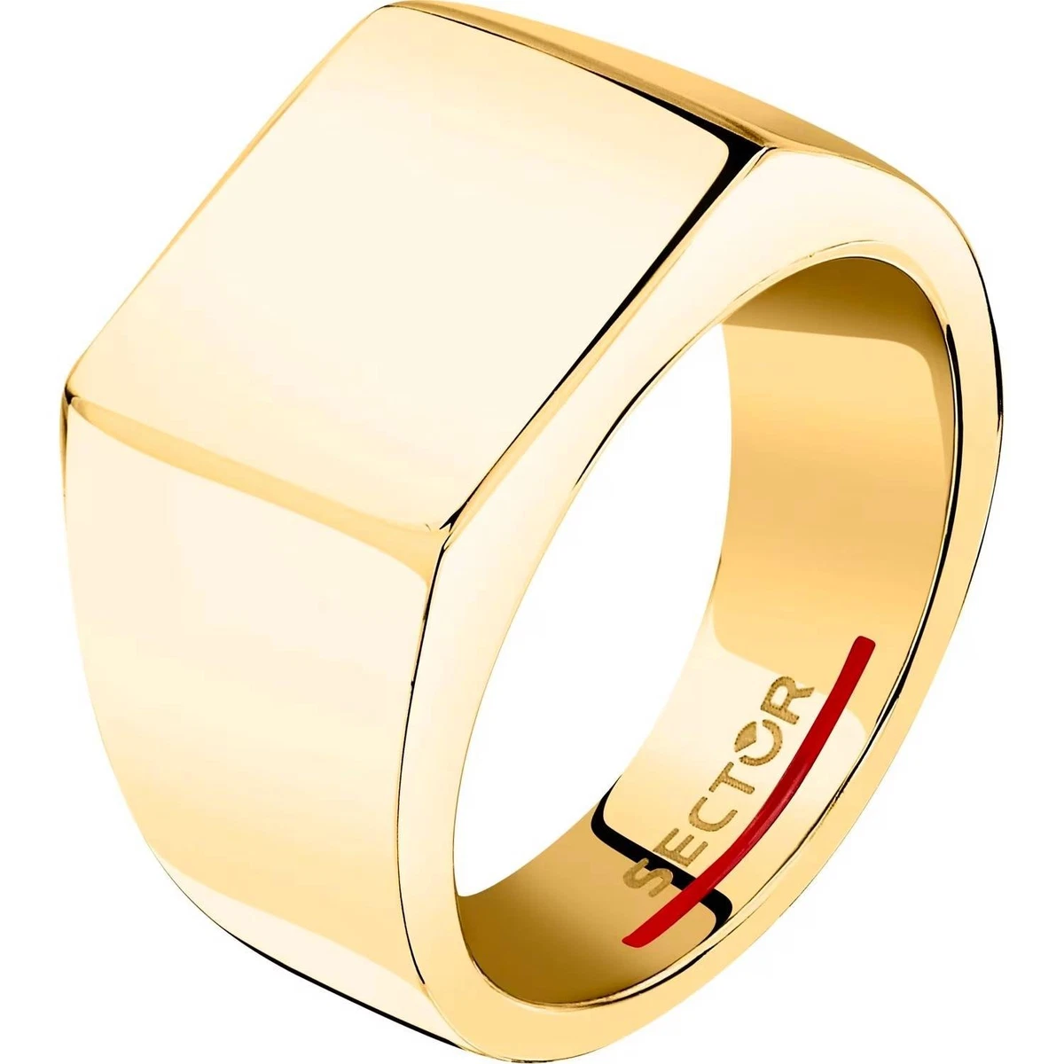 Anello Kreuz da Uomo in Acciaio Inossidabile - Marrone 65mm