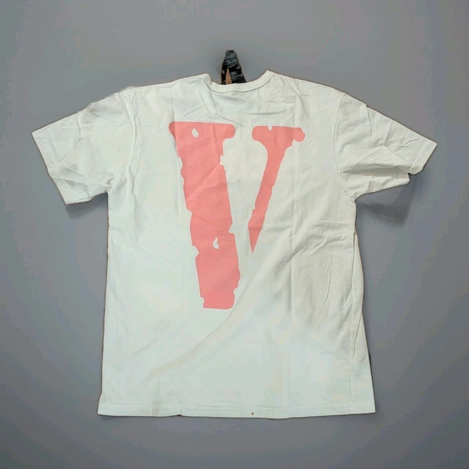 Camiseta VLONE Pink Friends - Blanca Talla Grande 🩷 Foto 3 de 3