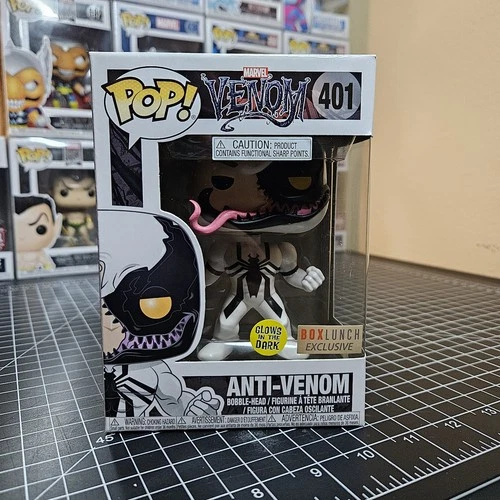 Funko Pop Marvel Anti-Venom 401 Glow GITD Box Lunch Exclusive Vinyl Figure