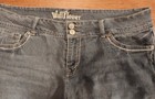WallFlower Jeans Women's Denim Shorts Blue Medium Wash Cuffed  44 in Waist  — photo 3
