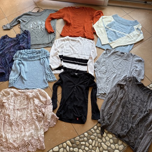Damen 10 Oberteile Kleiderpaket Pullover edc by Esprit Vicky Größe S
